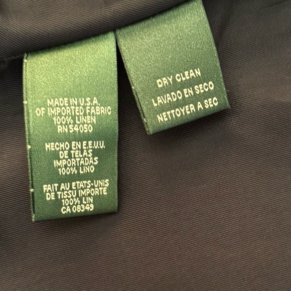 Ralph Lauren Linen Houndstooth Blazer - Picture 11 of 11